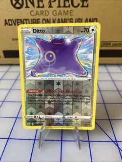 Pokemon Tcg Ditto 107/159 Crown Zenith Reverse Holo - Image 1