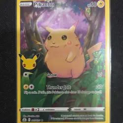 Pikachu 005/025 Promo Holo Rare Holo - Celebrations - Pokemon TCG - English 2021 - Image 1