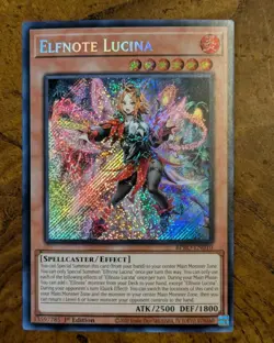Elfnote Lucina BPRO-EN010 Secret Rare 1st Edition Near Mint Yu-Gi-Oh! - Image 1