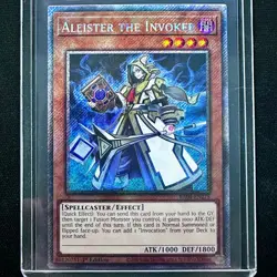 Yugioh! TCG: 1x Aleister the Invoker RA04-EN278 Platinum Secret Rare 1st Ed NM - Image 1