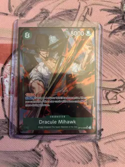 One Piece CCG Dracule Mihawk Card OP12-030 Alt Art Super Rare Near Mint - Image 1