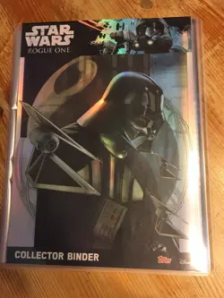 Star Wars ROGUE ONE Collector Binder Incomplete TOPPS Disney - Image 1