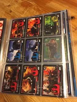 Star Wars ROGUE ONE Collector Binder Incomplete TOPPS Disney - Image 3