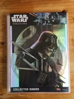 Star Wars ROGUE ONE Collector Binder Incomplete TOPPS Disney + 1 Limited Edition - Image 1
