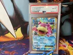 🔥2016 Pokemon #26 XY Evolutions Slowbro EX Psa 8 - Image 1