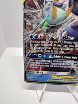 Pokemon TCG Blastoise and Piplup 38/236 GX Tag Team NM Condition - Image 4