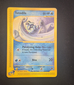 Pokemon TCG Totodile 135/165 Expedition Base Set Common Regular ENG 2002 - Image 1