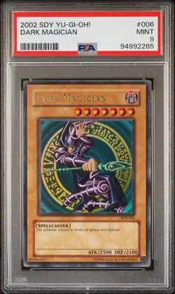 2002 Yu-Gi-Oh! Starter Deck Yugi Dark Magician #SDY-006 PSA 9 - Image 1