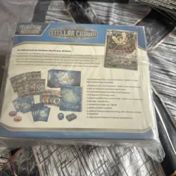 Pokemon TCG Scarlet and Violet - Stellar Crown ETB Elite Trainer Box New Sealed - Image 2