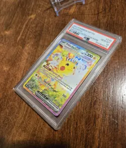 2024 POKEMON EN SURGING SPARKS SPECIAL ILLUSTRATION RARE PIKACHU EX PSA 10 #238 - Image 3