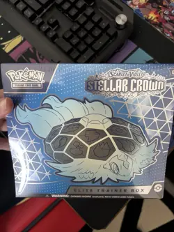 Pokemon TCG Stellar Crown Elite Trainer Box ETB New Sealed - Image 1