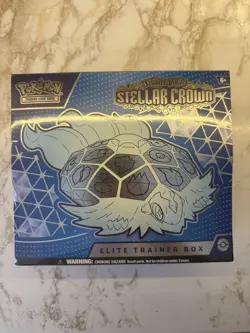 Pokemon TCG Stellar Crown Elite Trainer Box ETB New Sealed - Image 1