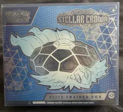 Pokemon TCG Stellar Crown ETB Elite Trainer Box New And Factory Sealed - Image 1