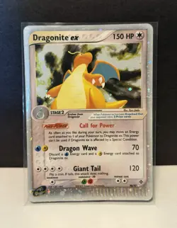 Pokemon TCG Dragonite ex 90/97 EX Dragon Holo English 2003- MP - Image 1