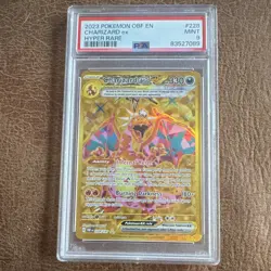 Pokemon TCG Charizard ex 228/197 Obsidian Flames Hyper Rare Holo PSA 9 - Image 1