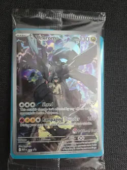 N's Zekrom #031 Pokemon Center Exclusive Stamp Black Star Promo SEALED - Image 1