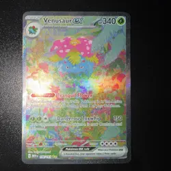 Pokemon TCG Venusaur EX Ultra Rare Full Art Scarlet and Violet 151 Card 198/165 - Image 1