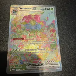 Pokemon TCG Venusaur EX Ultra Rare Full Art Scarlet and Violet 151 Card 198/165 - Image 4