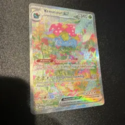 Pokemon TCG Venusaur EX Ultra Rare Full Art Scarlet and Violet 151 Card 198/165 - Image 5