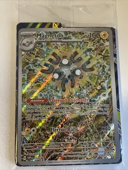 Pokemon Surging Sparks ETB Sealed Promo Magneton NM 159 - Image 1