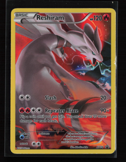 Reshiram #XY74 - XY Black Star Promo Full Art Pokemon Card - Pokemon TCG - DMG!! - Image 1