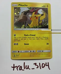 Pikachu COSMOS HOLO PROMO card - SM234 Black Star Promos 2019 Pokemon TCG NM - Image 1