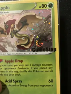 Pokemon TCG Flapple Card GameStop Exclusive Stamped Promo, Sealed With Swirl - Image 2