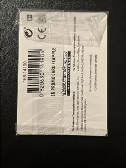 Pokemon TCG Flapple Card GameStop Exclusive Stamped Promo, Sealed With Swirl - Image 3