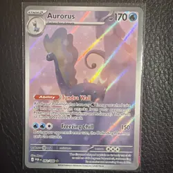 Pokemon TCG Aurorus 092/088 Full Art NM Card - Image 1