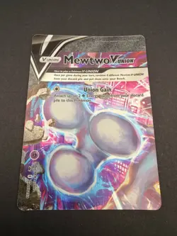 Pokemon TCG Mewtwo V-UNION 4-Card Holo Promo Set SWSH159-162 English NM - Image 2