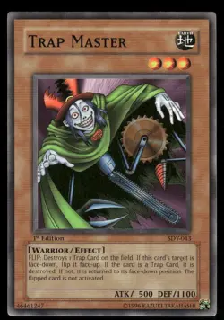 Trap Master 1996 1st Edition Yu-Gi-Oh! TCG Card (NM) - Image 1