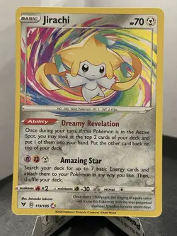 Pokemon TCG - Jirachi Vivid Voltage 119/185 Amazing Rare Card - Image 1