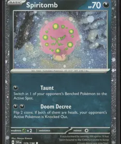 Spiritomb (Cosmos Holo) 129/198 Miscellaneous Cards & Products Pokemon LP - Image 1