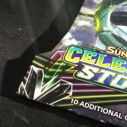 Pokemon TCG Sun & Moon Celestial Storm Sleeved Booster Pack 10 Cards (Rayquaza) - Image 2