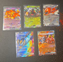 Pokemon TCG Chinese Holo/Foil ex 5-Card Lot: Scizor, Torterra, Arcanine - Image 1