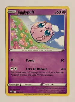 Pokemon Jigglypuff M24en 004/015 McDonald's Promo Card NM - Image 1
