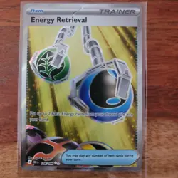 Energy Retrieval 108/086 UR Holo NM Pokemon Card ME04 Chaos Rising - Image 1