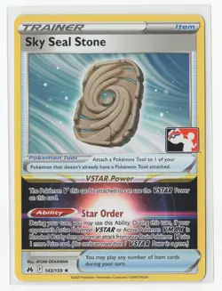 Pokemon Prize Pack Series 3 / 4 Sky Seal Stone 143/159 - PLAY STAMPED - Image 1