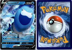 Pokemon Card - Arctovish V Evolving Skies 048/203 2021 V Rare Holo Near Mint - Image 3