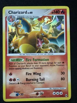 Charizard 1/99 Arceus Cracked Ice Holo 2009 Platinum Pokemon Card - Image 1