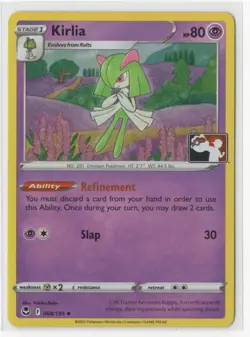 Pokemon Prize Pack Series 3 / 4 Kirlia Cosmos Holo - PLAY STAMPED - Image 1
