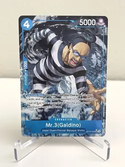 Bandai One Piece Card Game Mr. 3 (Galdino) OP016-056 Alt Art EN - Image 1