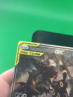 UMBREON & DARKRAI GX SM241 Sun and Moon Black Star Promo Pokemon Card Near Mint! - Image 3