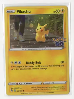 Pokemon Go - Pikachu 027/078 Cosmos Holo - Image 1