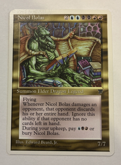 Nicol Bolas -NM - Magic the Gathering Chronicles (CHR) Rare 1995 Ed Beard Jr. - Image 1