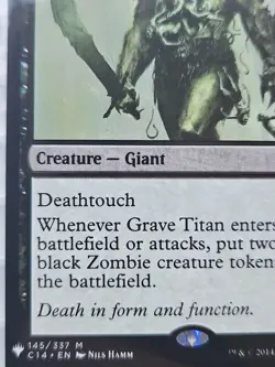 Grave Titan The List Reprints, Magic the Gathering, MTG **NEW** - Image 2