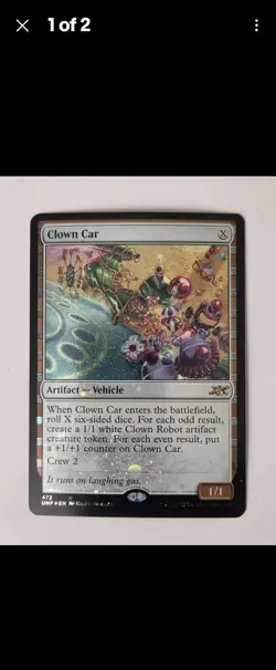 Clown Car - Galaxy Foil -MTG-Unfinity- NM - Image 1
