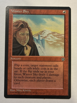 Winter Sky - Rare Homeland (HML) Magic the Gathering 1995 - NM - Image 1