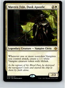 Magic the Gathering Mavren Fein, Dusk Apostle Ixalan MTG Free Shipping! - Image 1