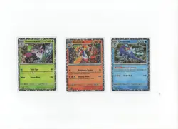 Pokemon Meowscarada Skeledirge Quaquaval Starlight Holo EU Exclusive - Image 1